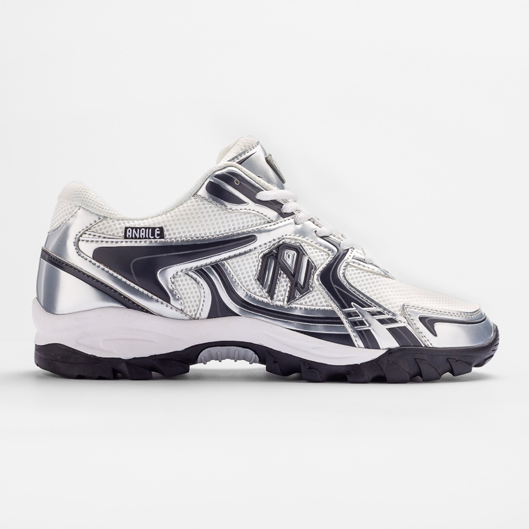 Steppers Silver/Dark Grey/White