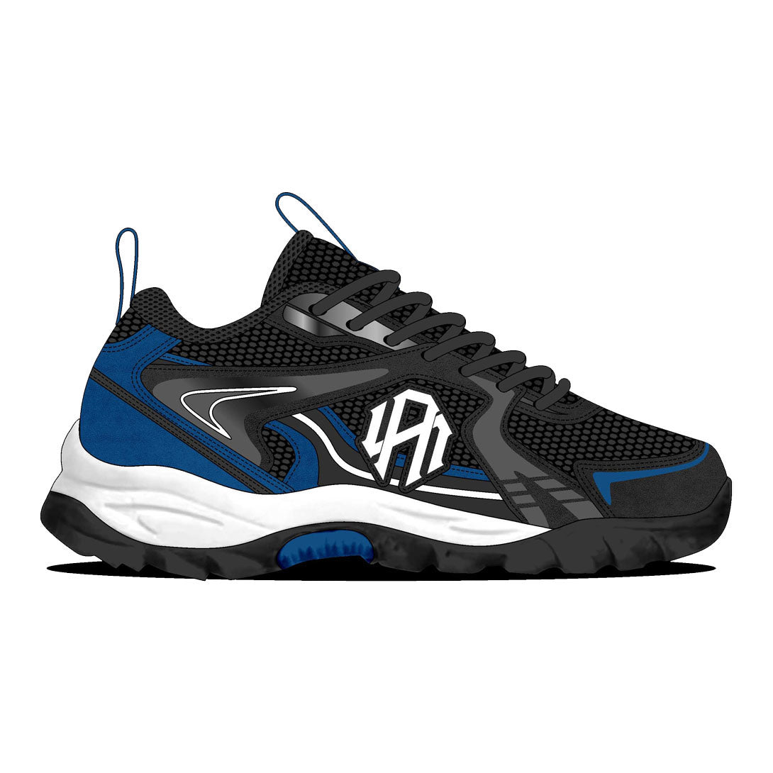 Steppers Black/Blue/White