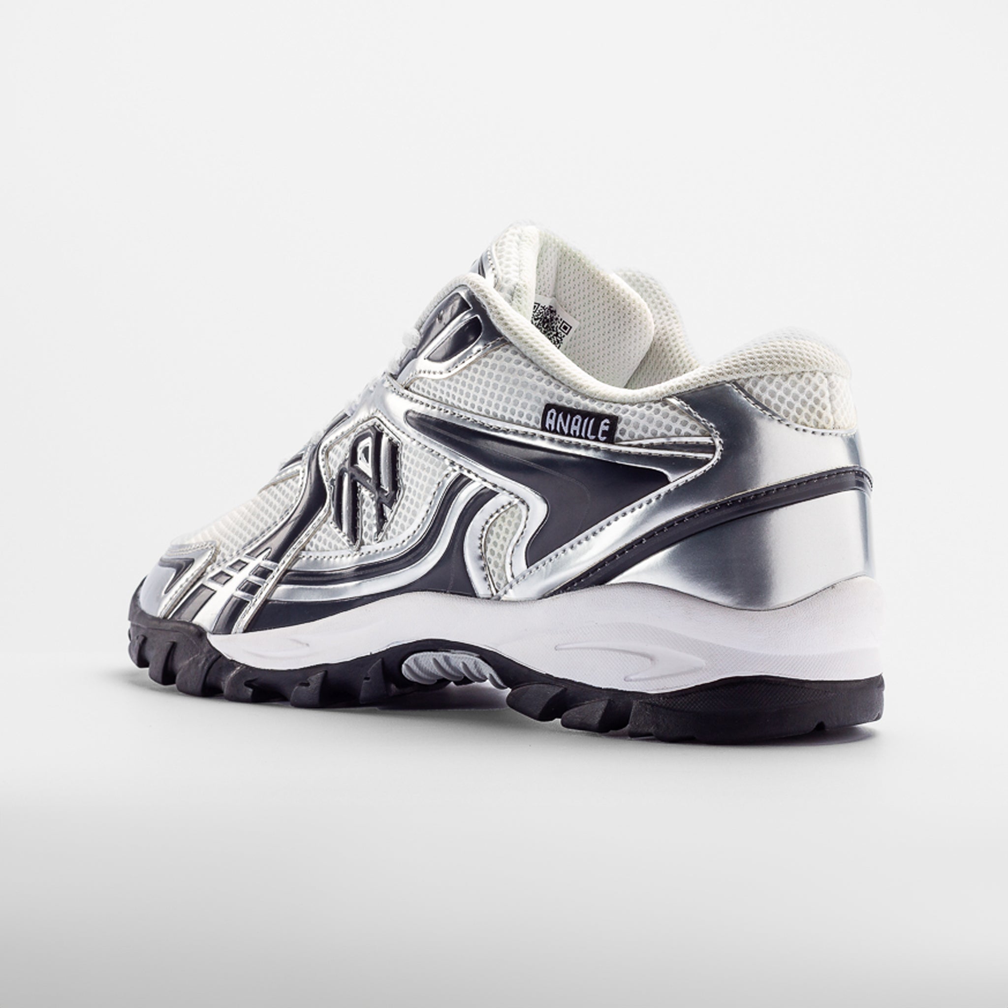 Steppers Silver/Dark Grey/White